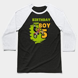 5th birthday boy Baseball T-Shirt